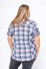 Picture of PLUS SIZE CHECKED BLOUSE